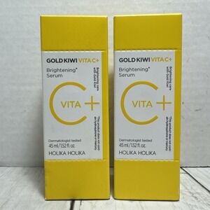 Holika Holika Gold Kiwi Vita C+ Brightening Serum 45ml - Korea Exp 4/27 2 Bottle